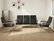 5-Seater Office Leather Sofa Set - Premium Reception Seating - 4
