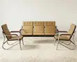 5-Seater Office Leather Sofa Set - Premium Reception Seating - 5