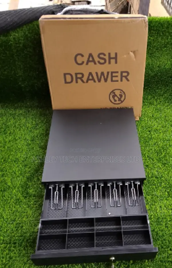 5-Slot Automatic Cash Drawer - Brand New - 1