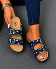 Zara Sandals za Suede za Rangi Nyingi - 1
