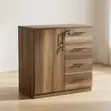Modern Office Credenza - Nyekundu - 1