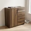Modern Office Credenza - Nyekundu - 2