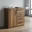 Modern Office Credenza - Nyekundu - 4