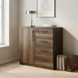 Modern Office Credenza - Nyekundu - 5