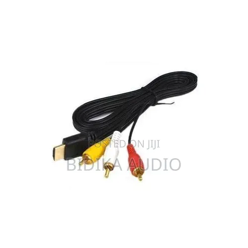 Kebo ya HDMI hadi AV/3RCA ya Sauti na Video (1.5m) - 1