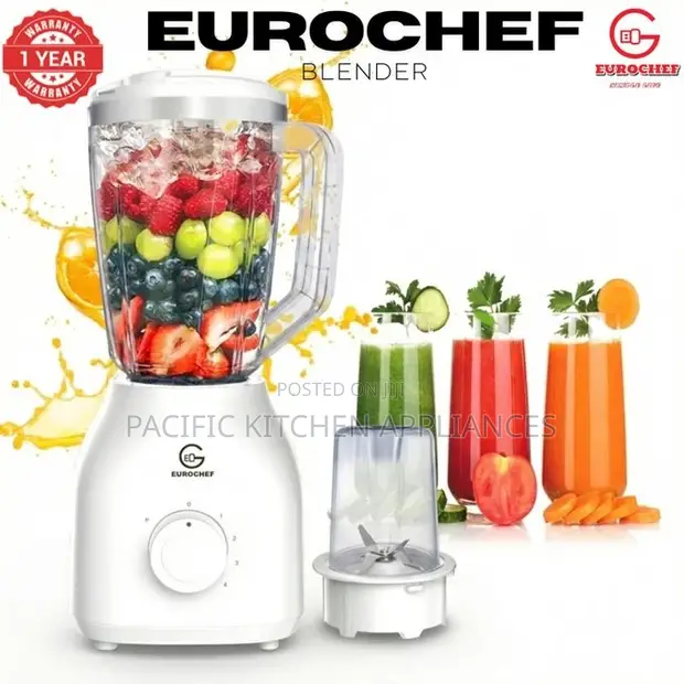 Eurochef 2-in-1 1.8L Blender with 4 Speeds & Fuse - 1