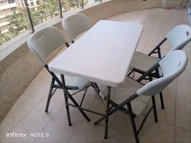 4 Seater Foldable Dining Set - 1