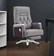 Boss Recliner Leather Chair with Footrest - 1