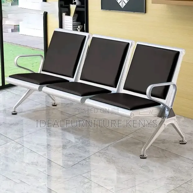 Heavy Duty Waiting Chair Bench - Brand New - 1