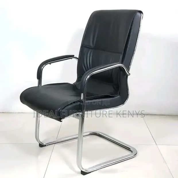 Boss Office Products Leather Waiting Chair - Brand New - 1