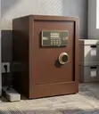 60kg Brown Digital Fireproof Safe - Heavy Duty Security Box - 5