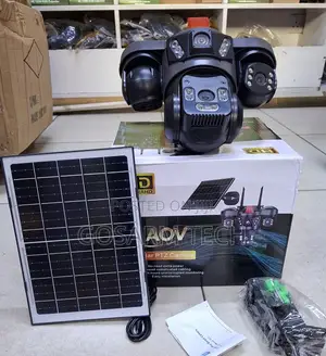 Kamera ya 4G ya Solar PTZ lenzi tatu na Sauti ya Njia Mbili