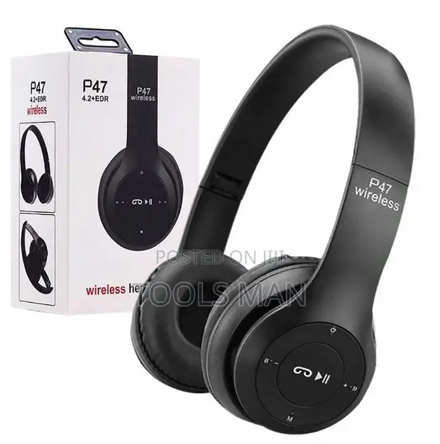 P47 Headphones za Wireless za Bluetooth - 1