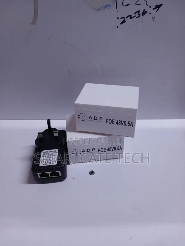 48V PoE Ethernet Injector - Passive Power Over Ethernet Adapter - 1