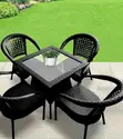 Set ya Kula ya Patio ya Kisasa kwa Nafasi za Nje - 3