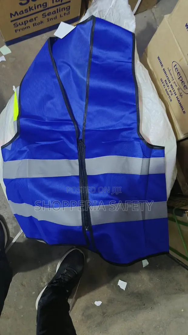 Reflector Vest yenye Zip - 1