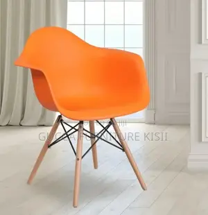 Eames Style Plastic Bucket Chair - 4 Legs