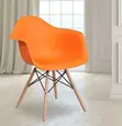 Eames Style Plastic Bucket Chair - 4 Legs - 2