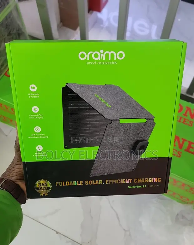 Oraimo Solar Flex 21W Portable Solar Panel OSR-5211 - 1