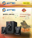 Amtec Woofer 2.1 808 Sound System - 2