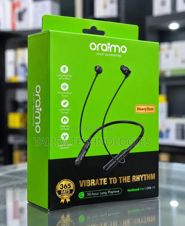 Oraimo Necklace Lite Wireless Headphones - 1