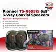 Pioneer TS-R6951S 6x9" 3-Way Coaxial Speakers (400W) - 2