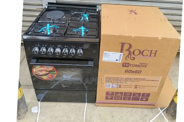 Roch 60x60 Standing Cooker 3+1 Burners - 1