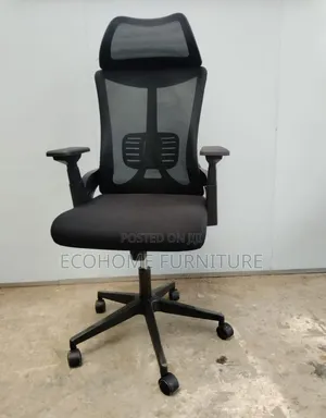 Ergonomic Mesh Office Chair with Headrest & Lumbar Support