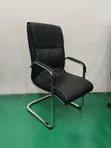 Executive Black Leather Office Conference Chair - 1