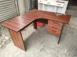 L-Shape Office Desk / Study Desk 1.2m x 1.2m with Drawers - 1