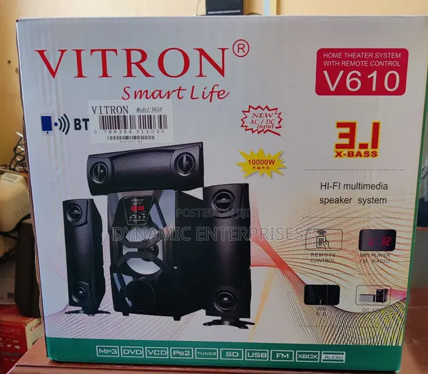 Vitron V610 Woofer 3.1 Sound System - 1