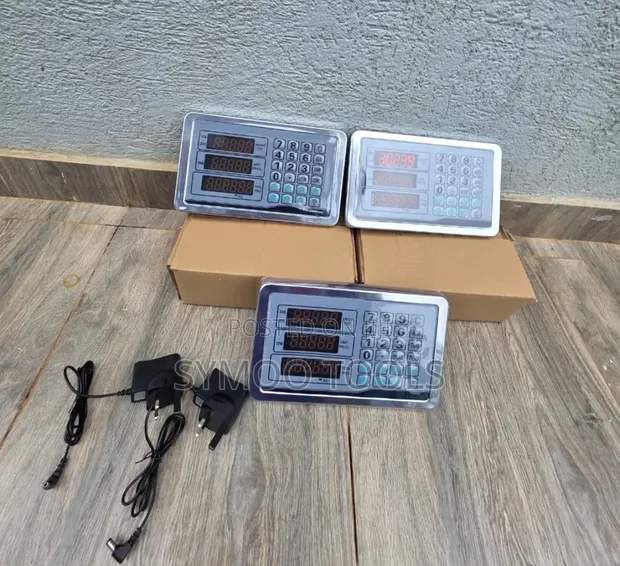 Digital Display Heads with Power Adapters - 1