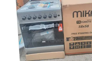 Brand New Mika Standing Cooker 58x58cm (3+1 Burners)