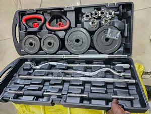 Bodyfit 58kg Dumbbell Set na Curl Bar & Barbell