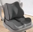 2-in-1 Ergonomic Back Support Seat Cushion - 1