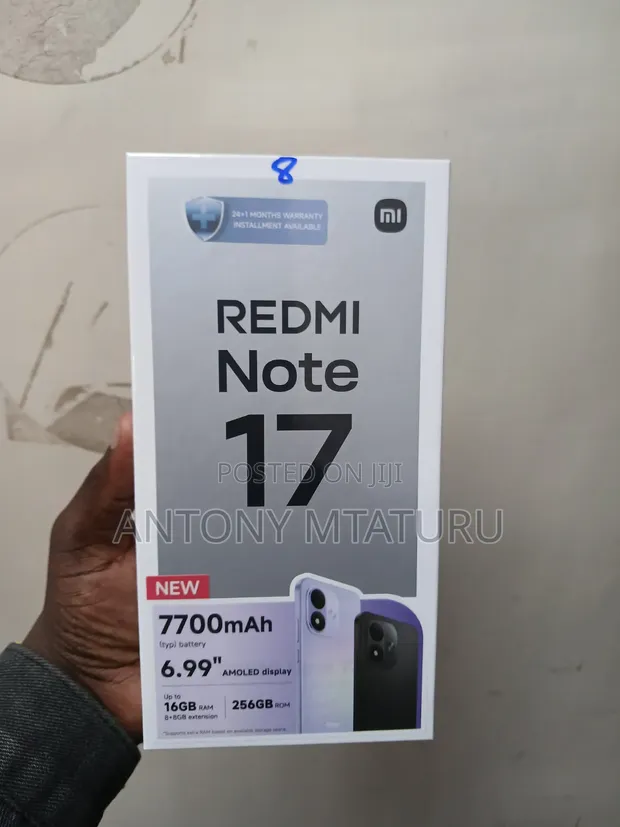 New Xiaomi Redmi Note 17 256GB - 1