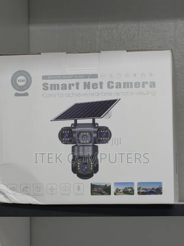 4G Triple Lens Security Camera with Motion Alerts - 1