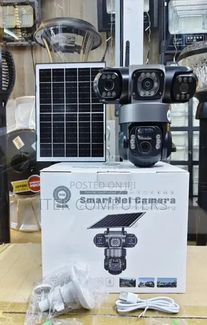 CCTV ya Triple Camera 4G yenye Alarm kwa Ufuatiliaji wa Eneo Pana