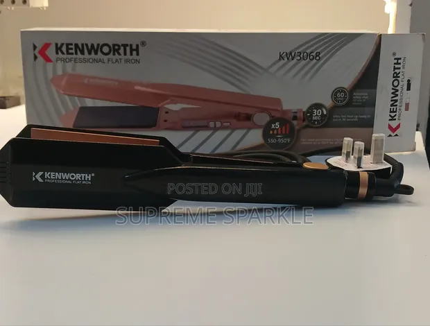 Kenworth KW-3068 Flat Iron Professional Hair Straightener - 1