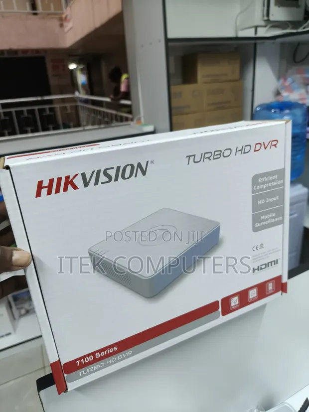 Hikvision 4 Channel DVR for CCTV Recording & Audio - 1
