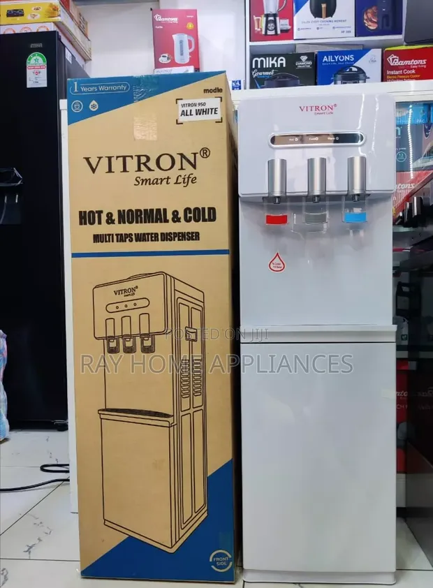 Vitron 3-Tap Water Dispenser - White - 1
