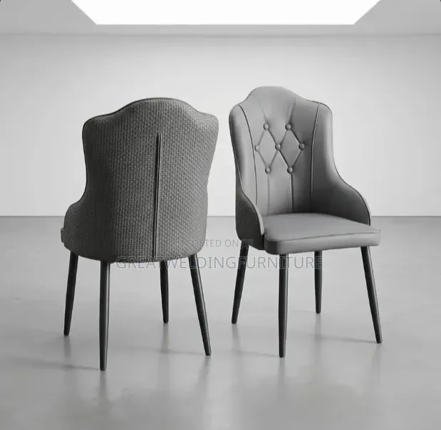 Elegant Modern Dining Chair - Grey - 1