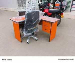 Executive L-Shaped Office Desk - Brand New