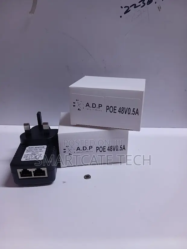 48V LAN PoE Injector Adapter for Network Equipment - 1