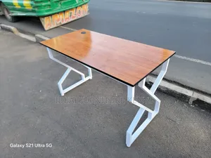 1.2M Office Desk with Y-Shaped Metal Legs