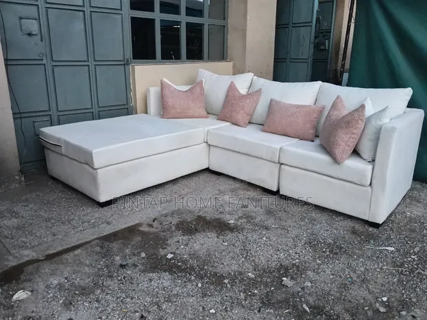 Brand New 5-Seater L-Shape Sofa Set - 1