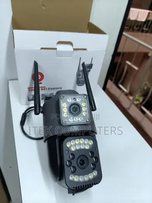 CCTV ya 4G yenye Lens Mbili, Pan Tilt & Sauti ya Njia Mbili