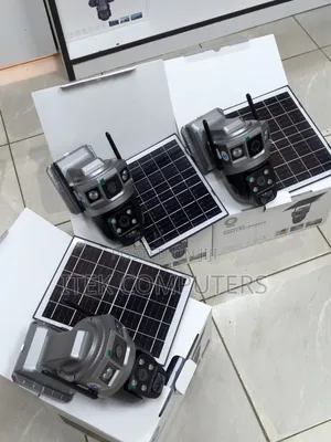 CCTV ya Nje ya Dual Lens 4G na Solar Charging & Night Vision