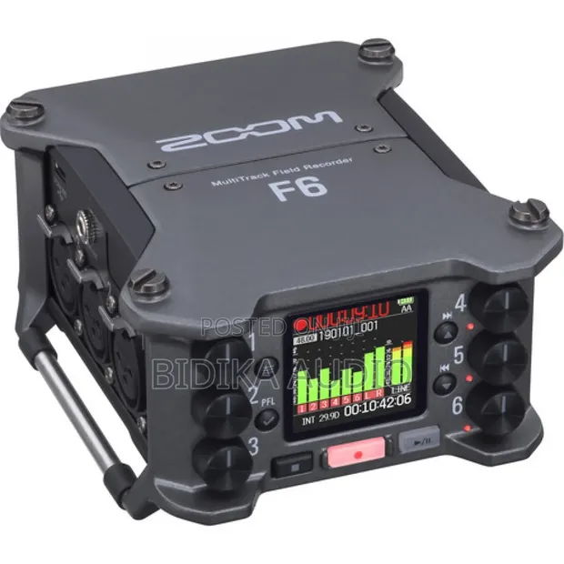Zoom F6 Rekoda ya Sauti ya Nje ya Studio yenye Ingizo 6 - 1