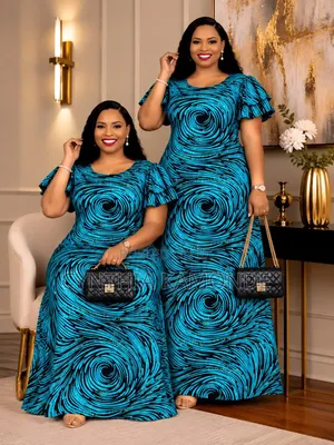 Mavazi ya Kitenge - Maxi Dresses za Wanawake